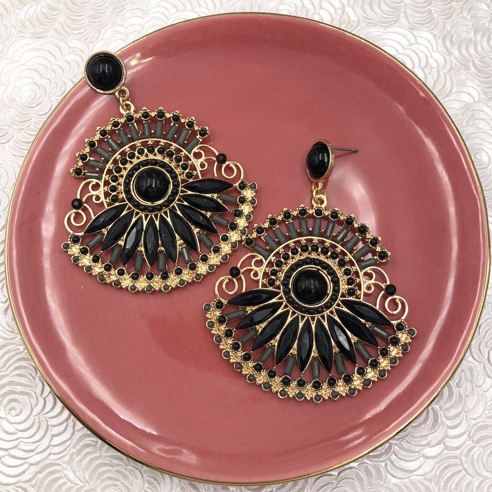 🌼 Large Bohemian Boho Swing Post Earrings